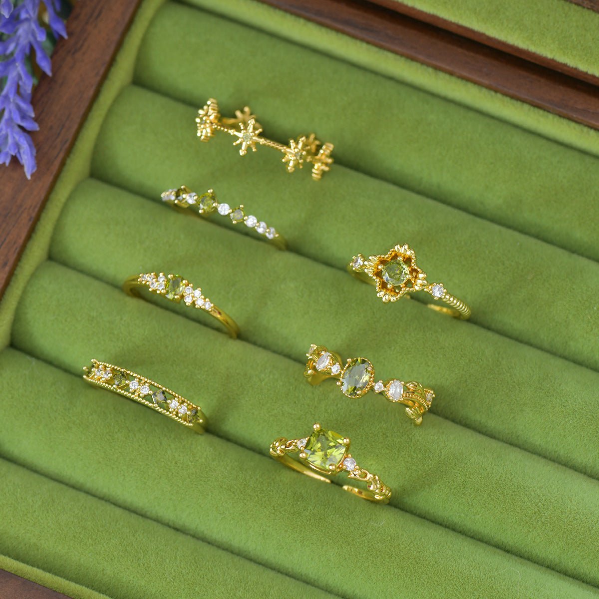 Verte Rocaille Ring - Gold - Plated - Abbott Atelier