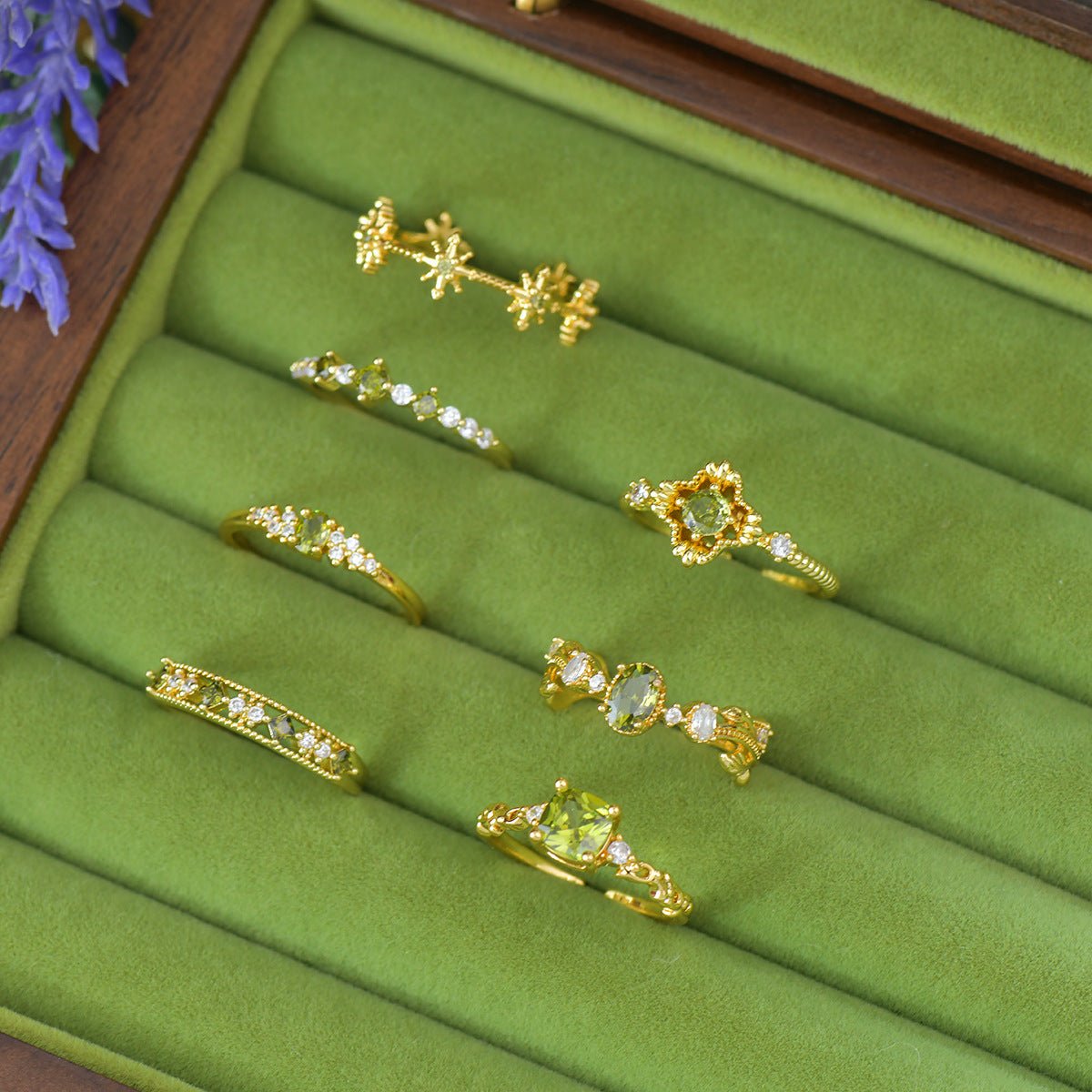 Verte Sunflare Ring - Gold - Plated - Abbott Atelier