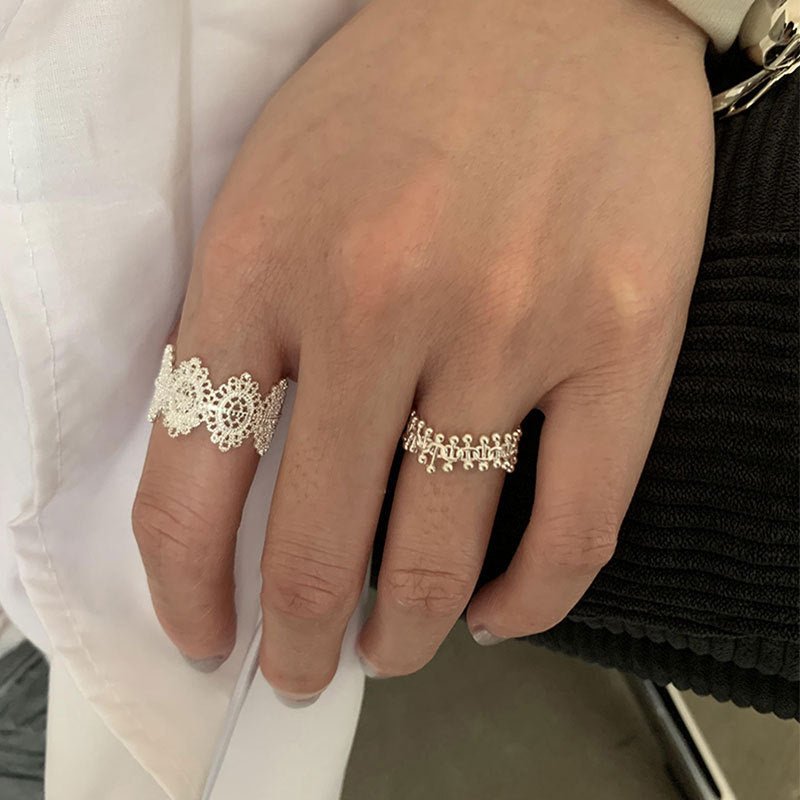 Victorian Lace Ring - Gold - Plated - Abbott Atelier