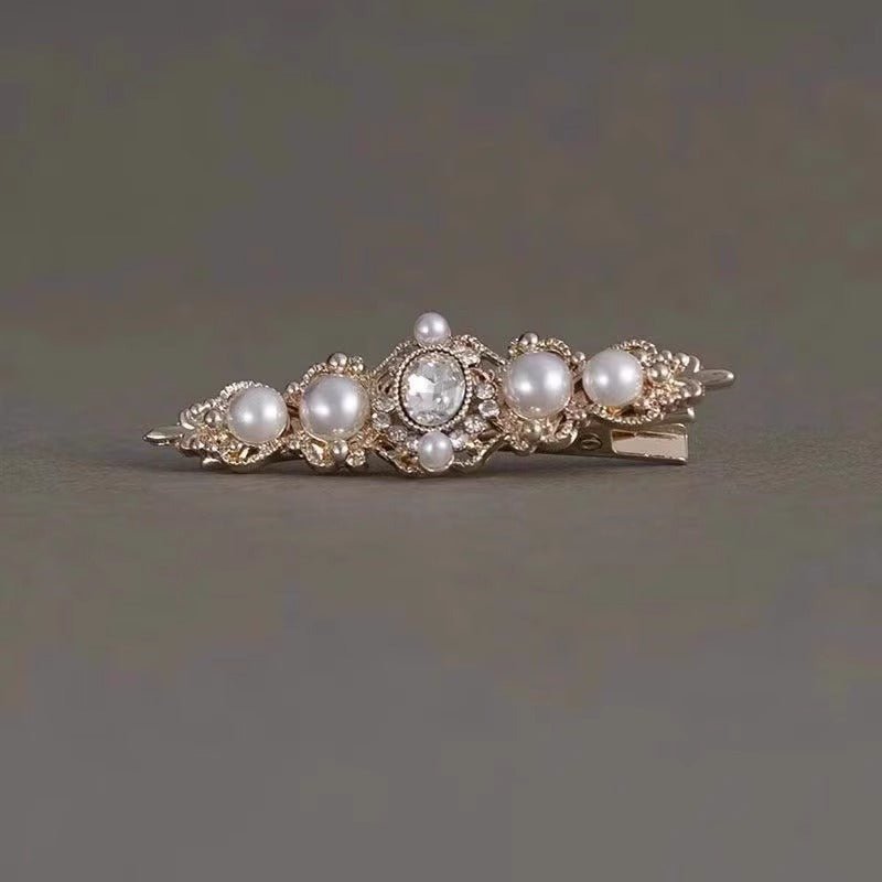 Vienna Pearl Hair Clip - Freshwater Pearls - Abbott Atelier