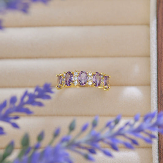Violet Band Ring - Gold - Plated - Abbott Atelier