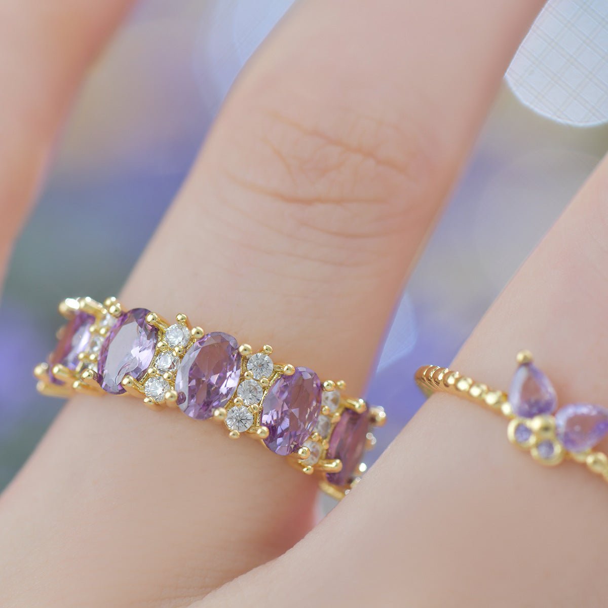Violet Band Ring - Gold - Plated - Abbott Atelier