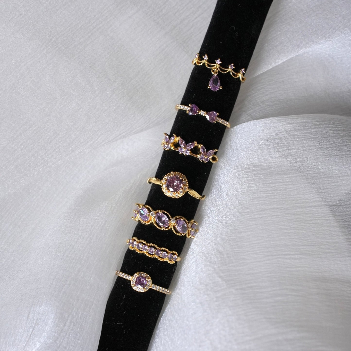 Violet Coronette Ring - Gold-Plated - Abbott Atelier