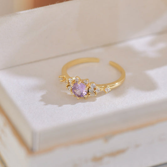 Violet Nova Ring - Gold - Plated - Abbott Atelier
