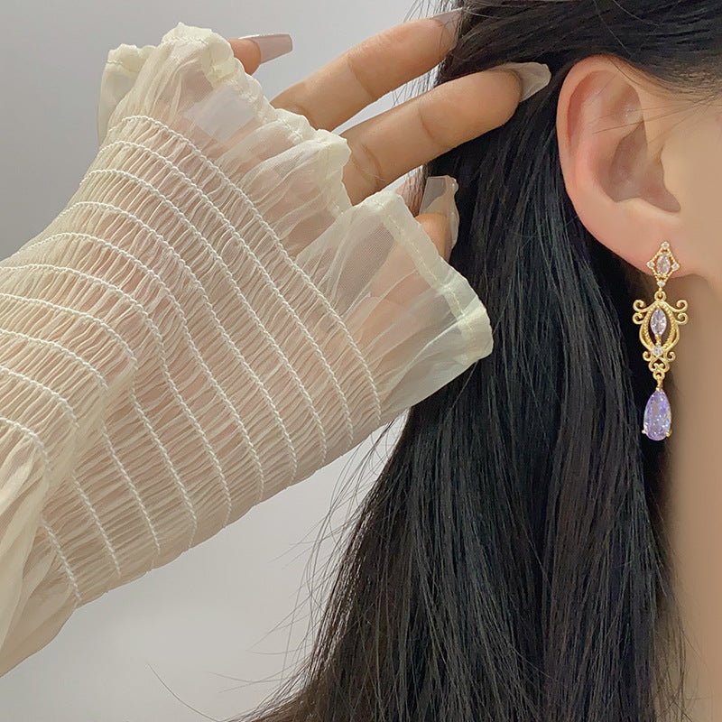 Violet Reverie Earrings - Hypoallergenic - Abbott Atelier