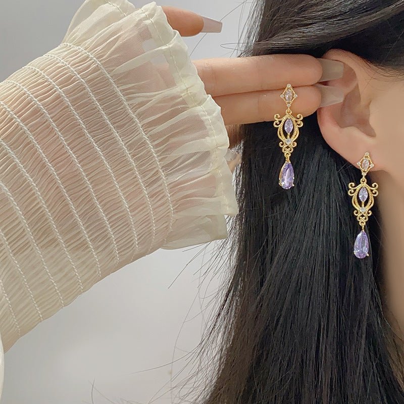 Violet Reverie Earrings - Hypoallergenic - Abbott Atelier