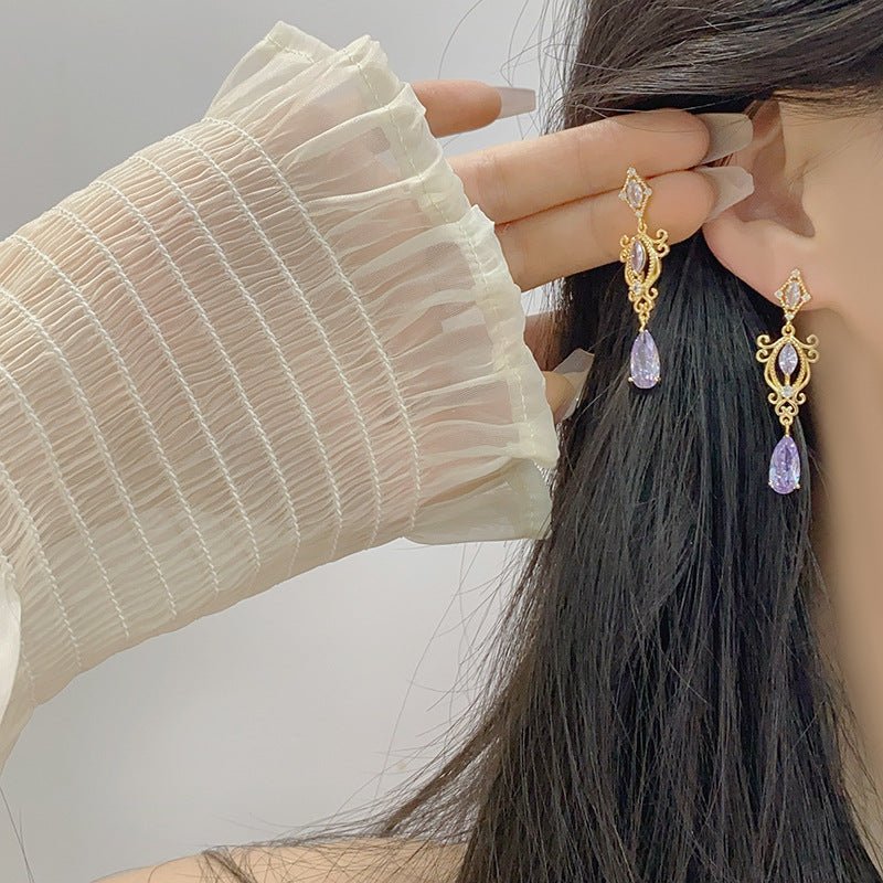 Violet Reverie Earrings - Hypoallergenic - Abbott Atelier