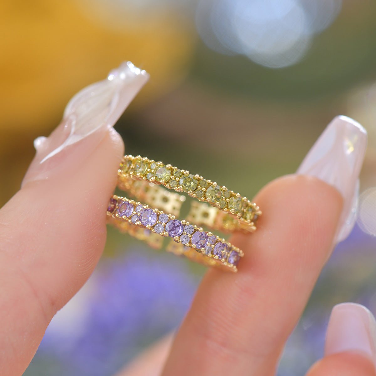 Violet Suzanne Ring - Gold - Plated - Abbott Atelier