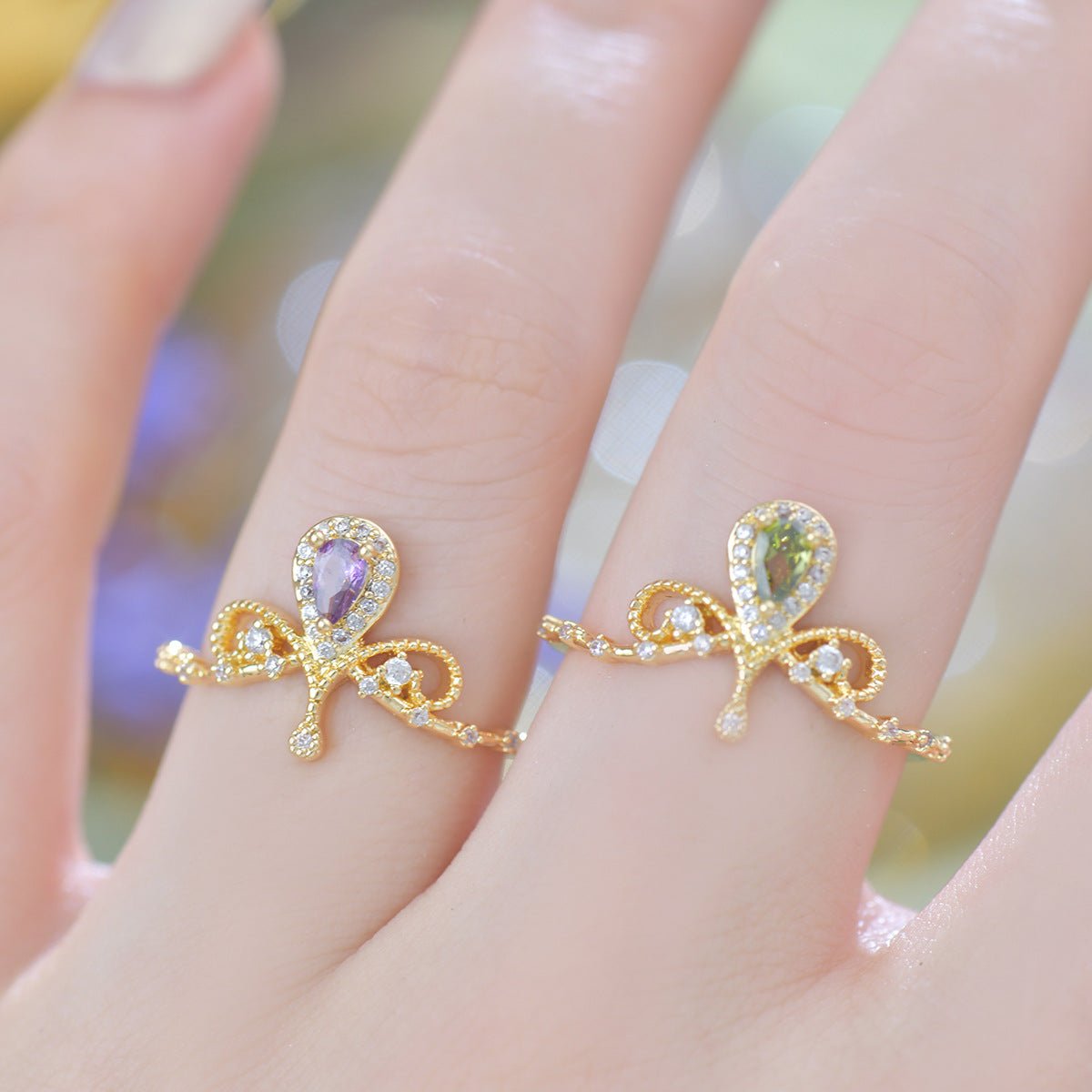 Violet Tiara Ring - Gold - Plated - Abbott Atelier