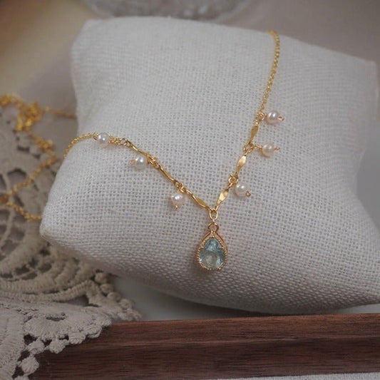 Waterdrop Necklace (Solid Silver) - Hypoallergenic - Abbott Atelier