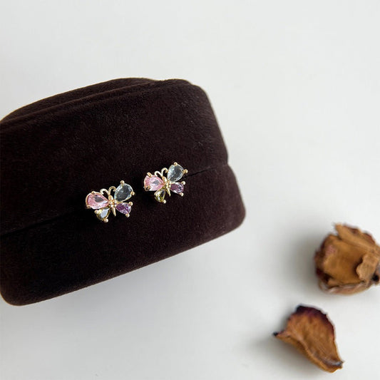 Wings of Wildflower Stud Earrings - Hypoallergenic - Abbott Atelier