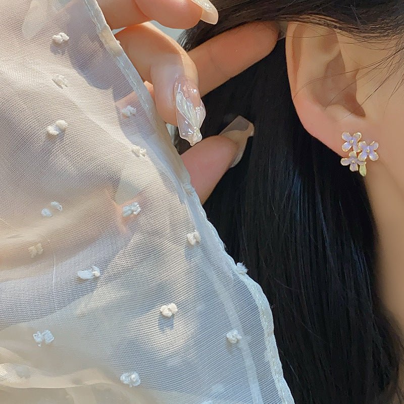 Wisteria Blossom Earrings - Gold Plated - Abbott Atelier