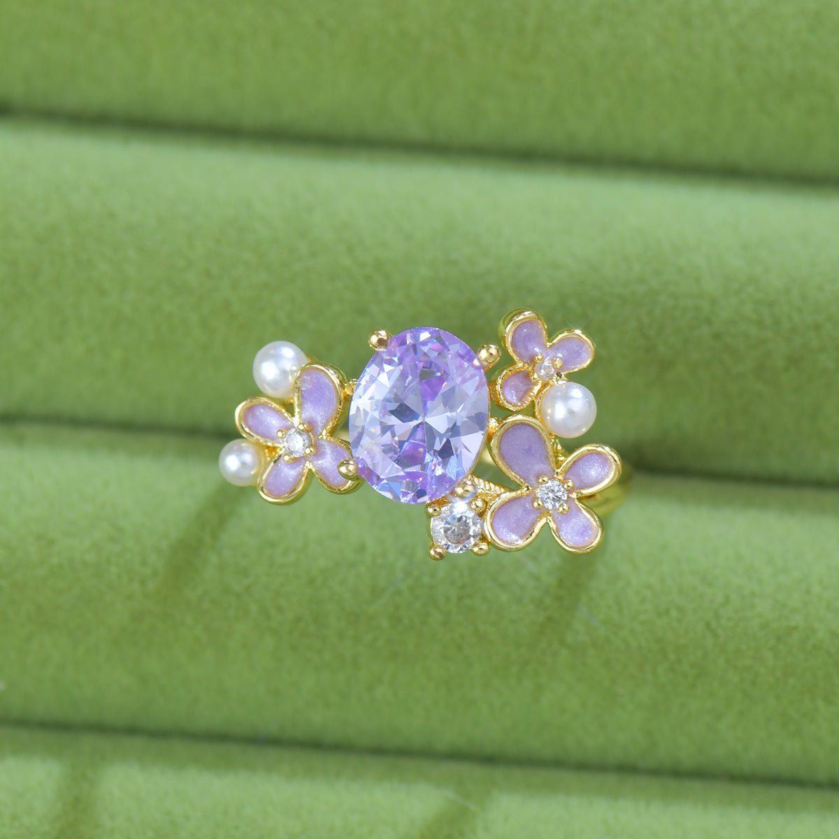 Wisteria Blossom Ring - Gold - Plated - Abbott Atelier