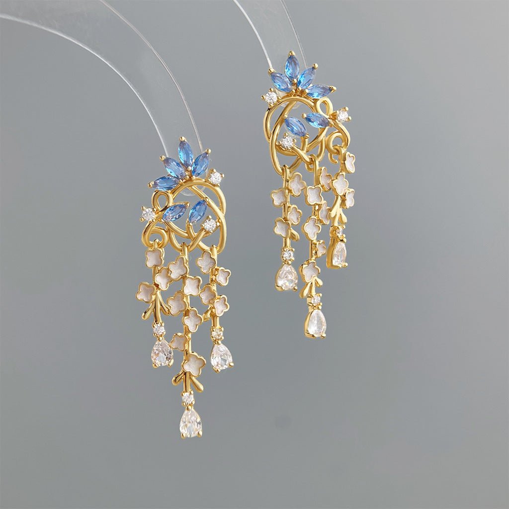 Wisteria Garden Earrings - Gold Plated - Abbott Atelier