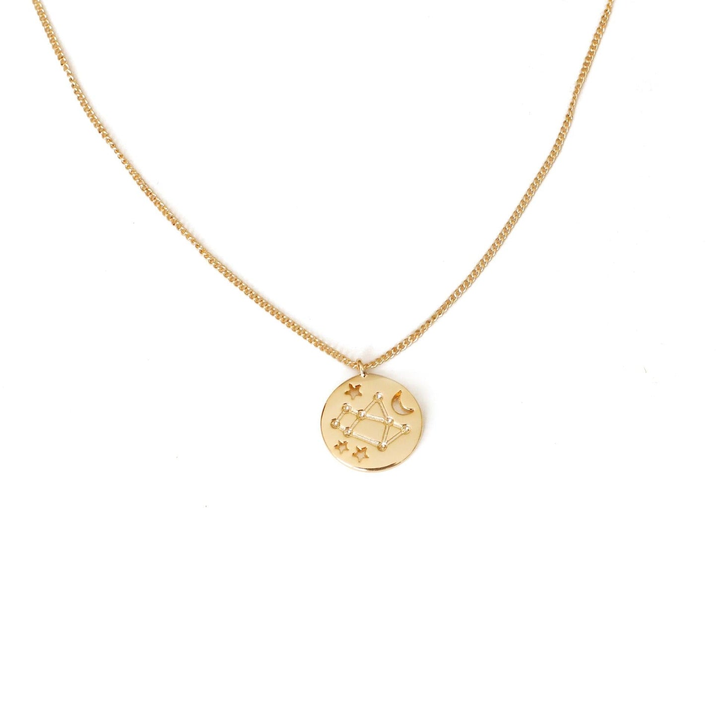 Zodiac Coin Necklace Collection - Gold - Plated - Abbott Atelier