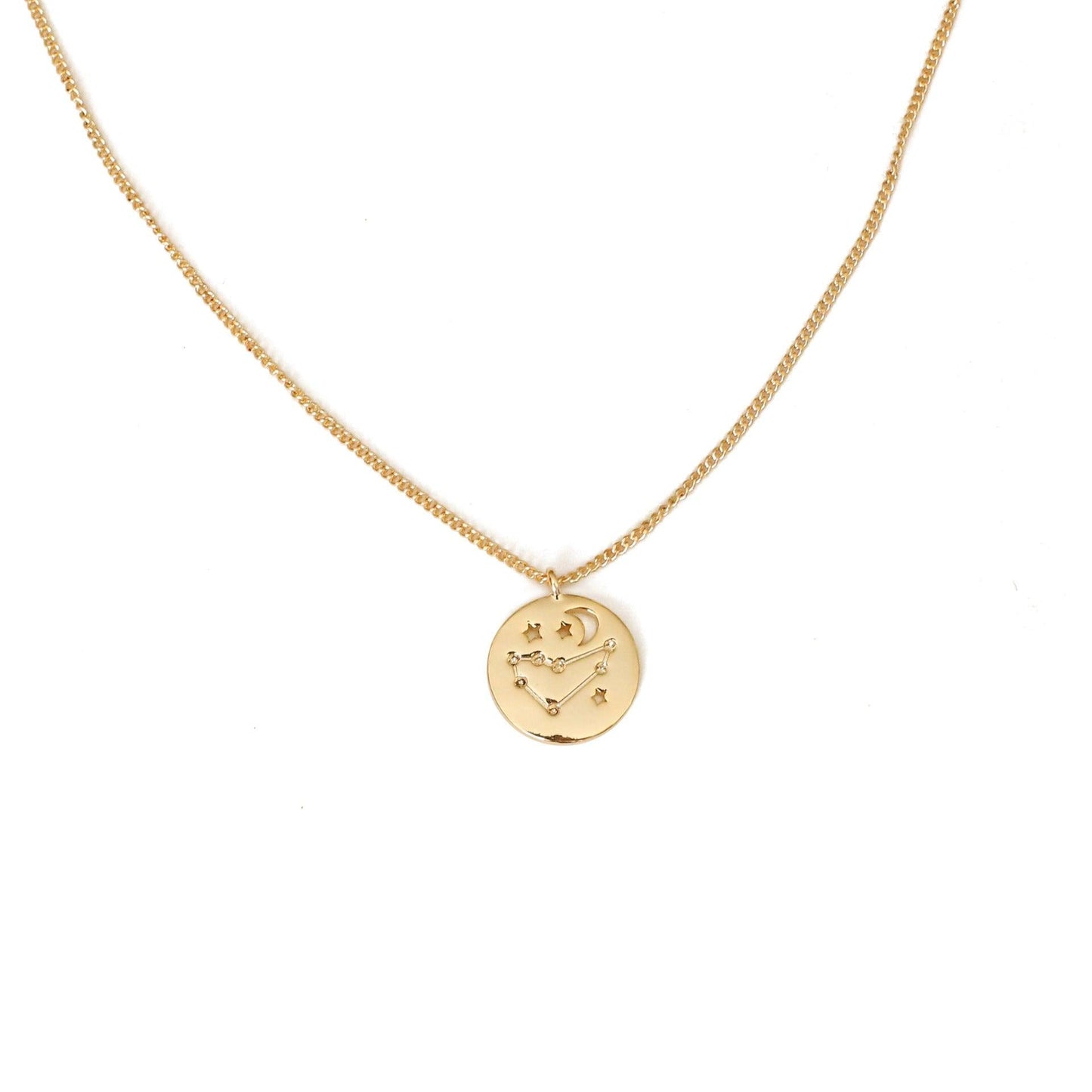 Zodiac Coin Necklace Collection - Gold - Plated - Abbott Atelier