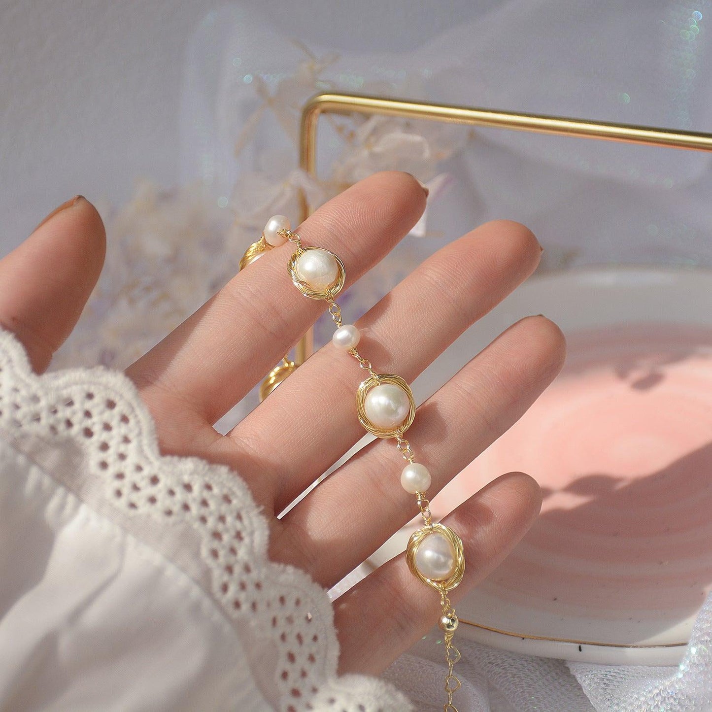 Baroque Pearl Bracelet - Abbott Atelier