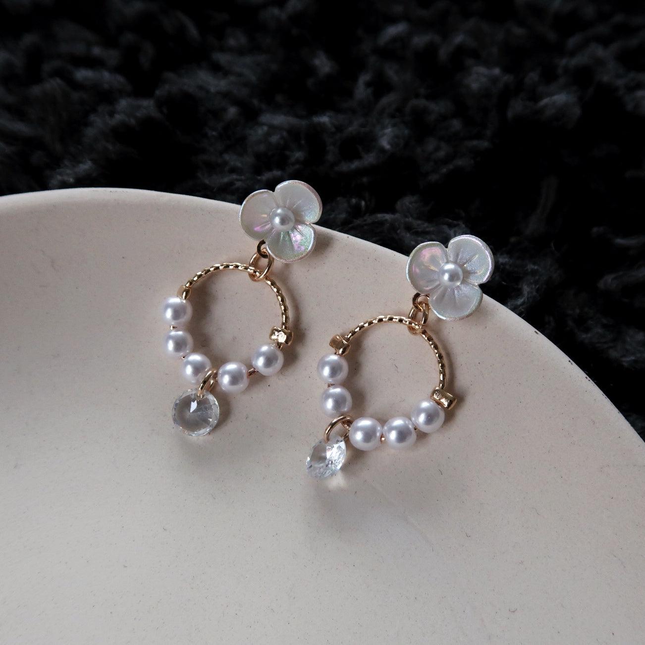 Chrome Flower Earrings 025 - Abbott Atelier