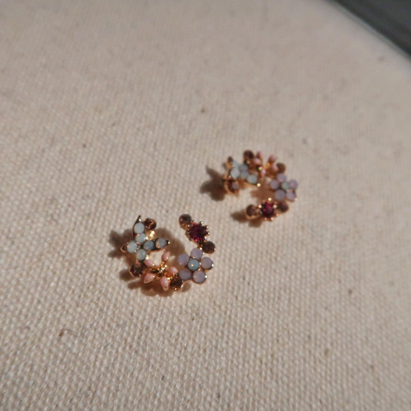 Flower & Butterfly Stud Earrings 050 - Abbott Atelier