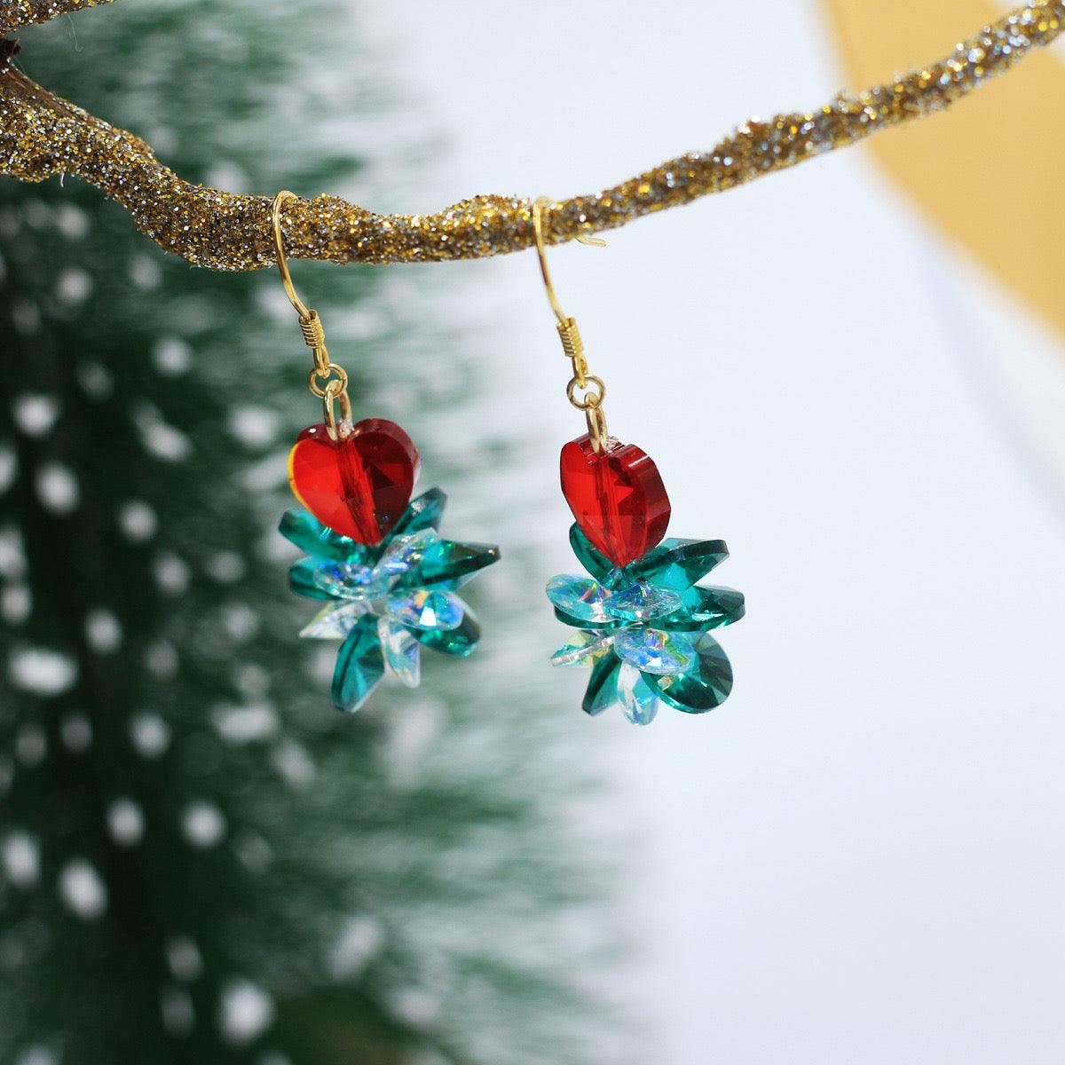 Snowflake & Heart Earring 070 - Abbott Atelier