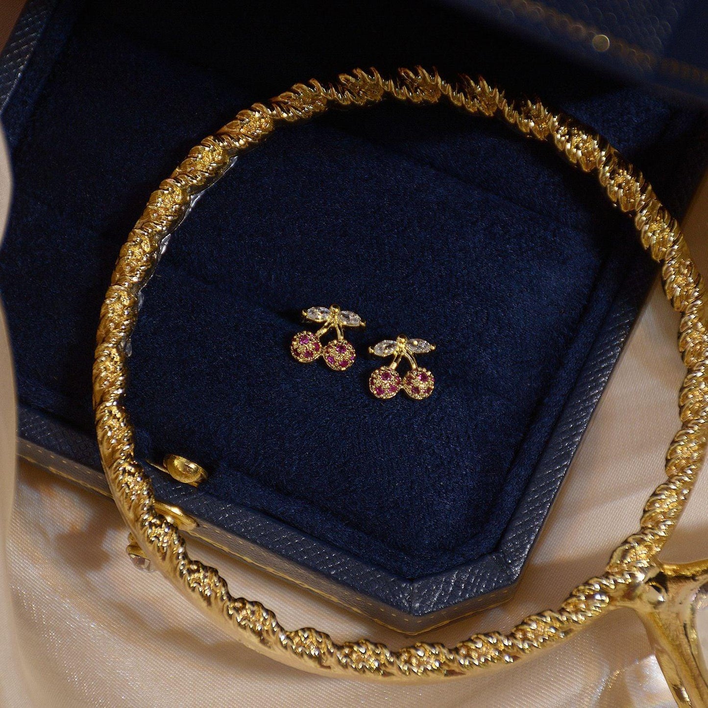 Cherry Stud Earrings 267 - Abbott Atelier
