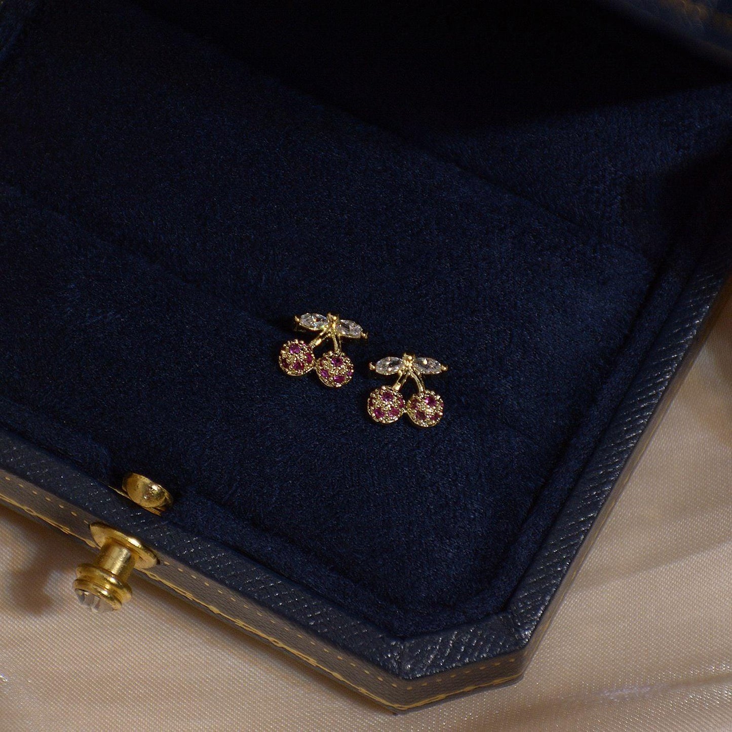 Cherry Stud Earrings 267 - Abbott Atelier