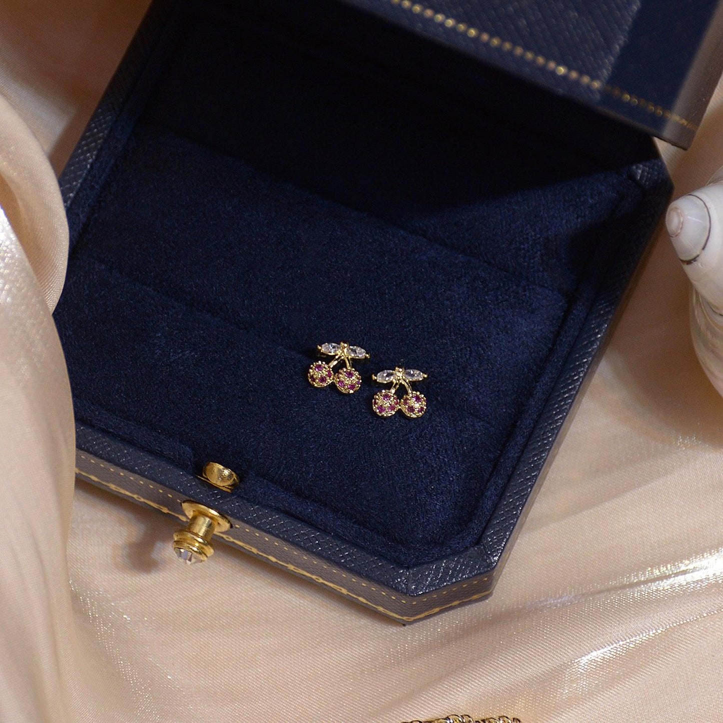 Cherry Stud Earrings 267 - Abbott Atelier