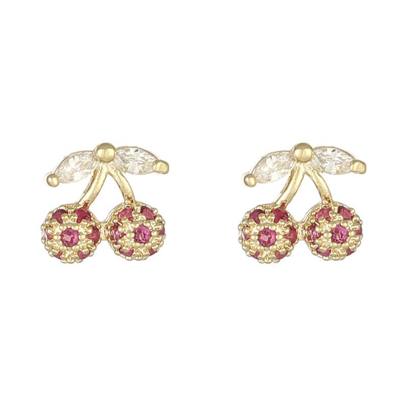 Cherry Stud Earrings 267 - Abbott Atelier