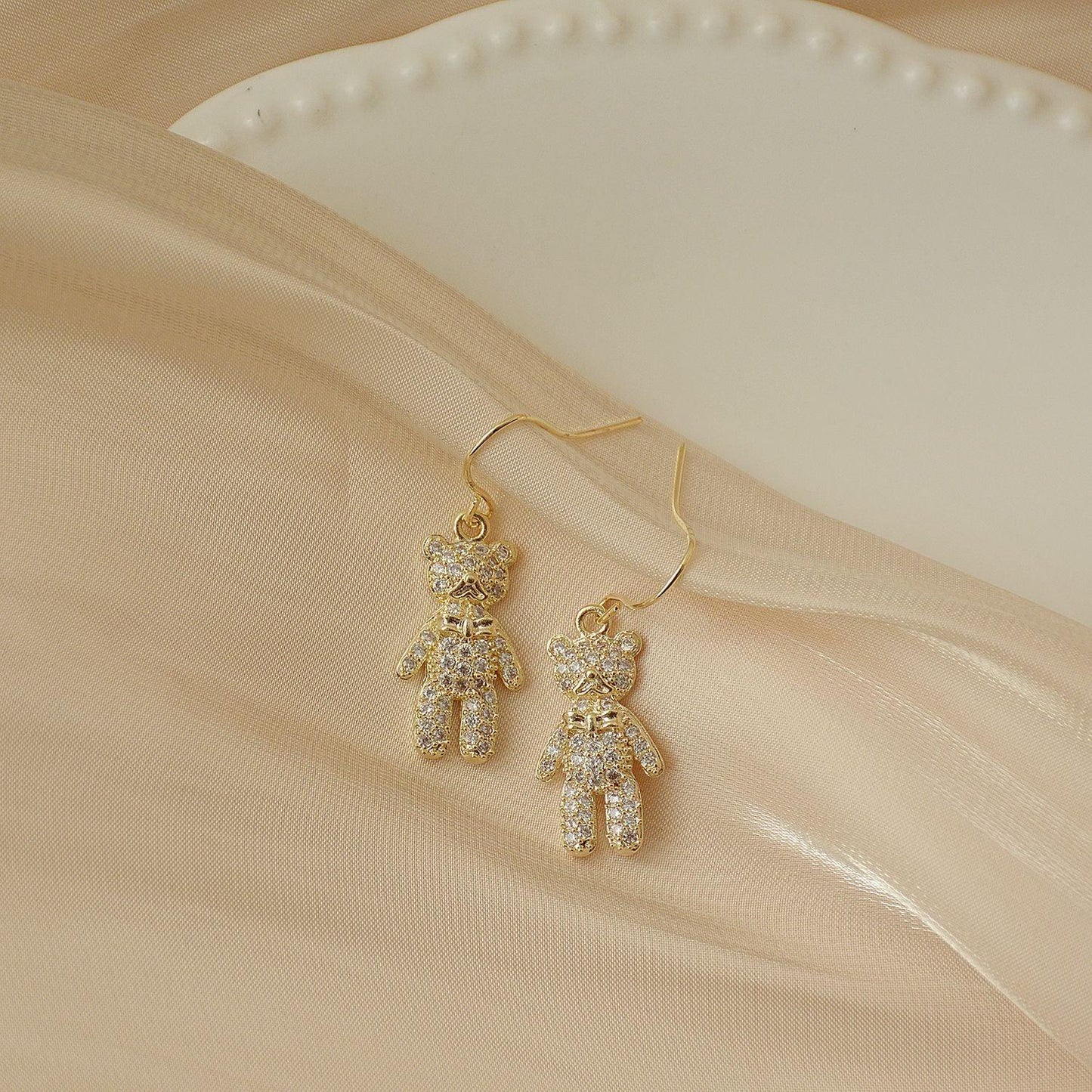 Teddy Bear Earrings - Abbott Atelier