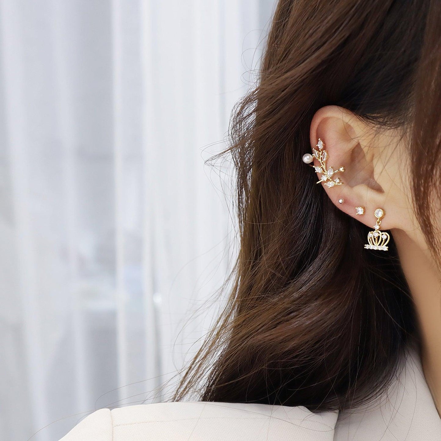 Leaves Ear Cuffs - Abbott Atelier