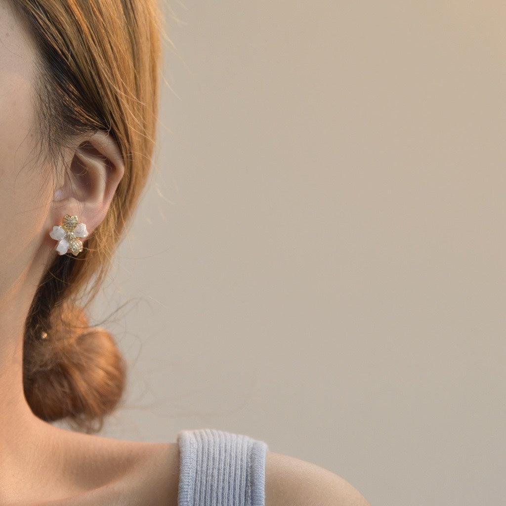 Cherry Blossom Stud Earrings - Abbott Atelier