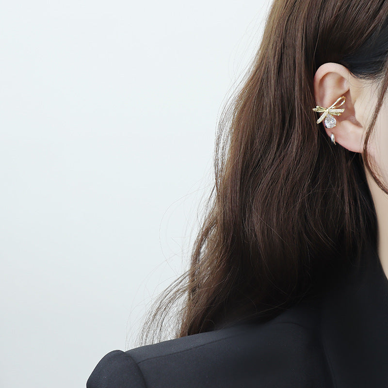 Ribbon Ear Cuff (Left Ear)
