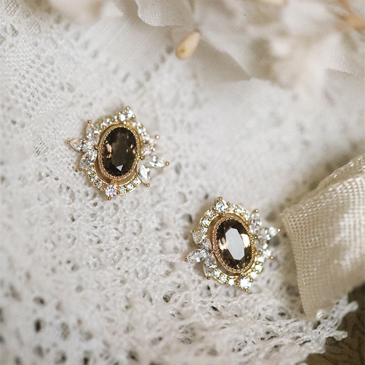 Baroque Earrings - Claire (Solid Silver)