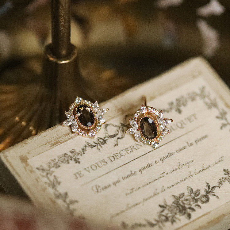 Baroque Earrings - Claire (Solid Silver)