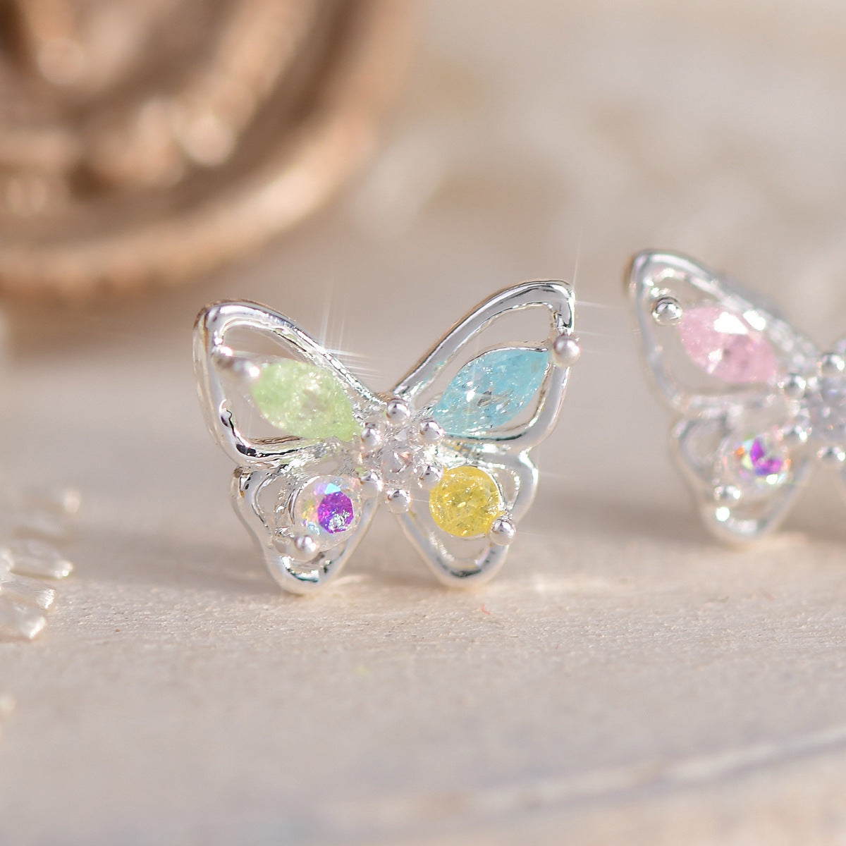 Butterfly Stud Earrings - Lynn