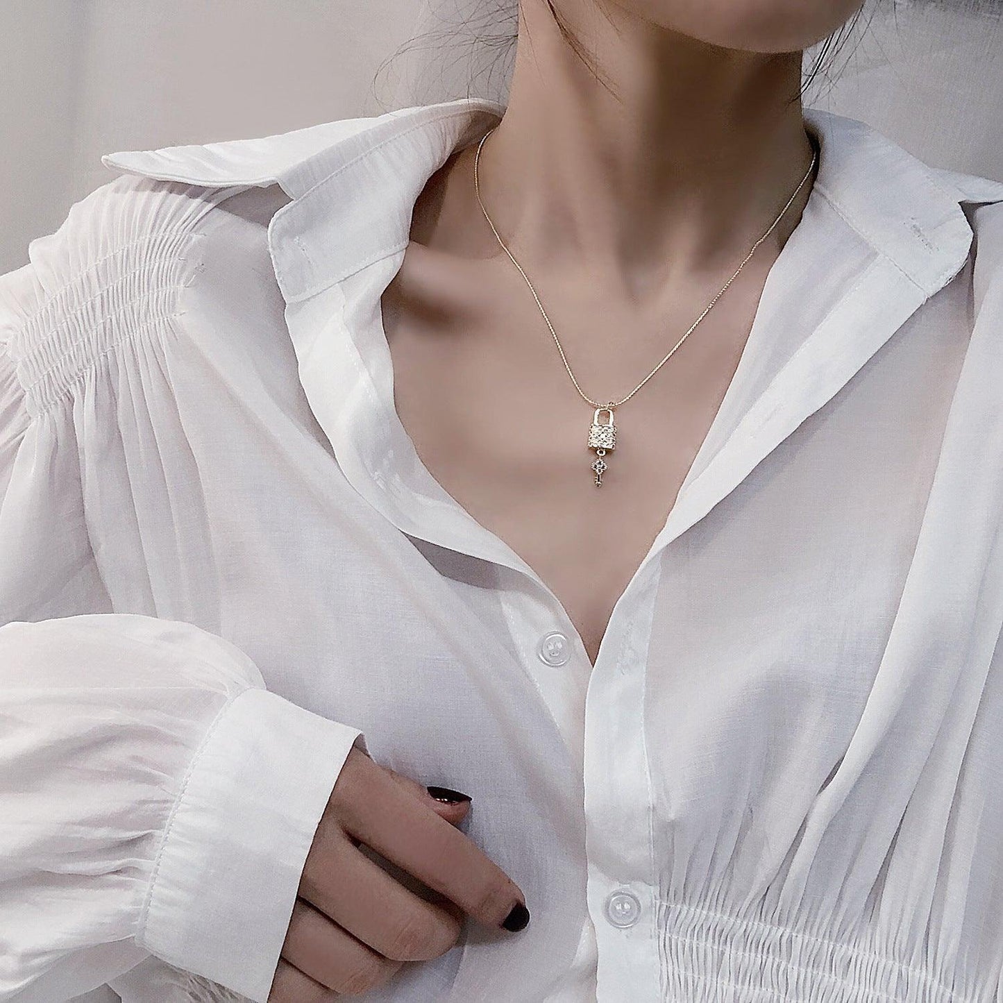 Lock & Key Necklace 013 - Abbott Atelier
