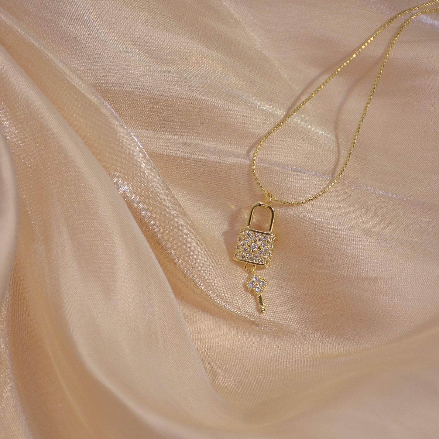 Lock & Key Necklace 013 - Abbott Atelier