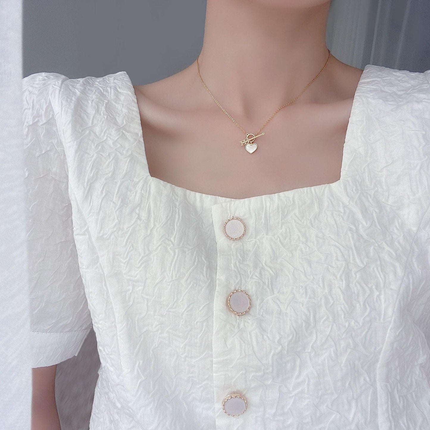 Heart & Arrow Necklace 016 - Abbott Atelier