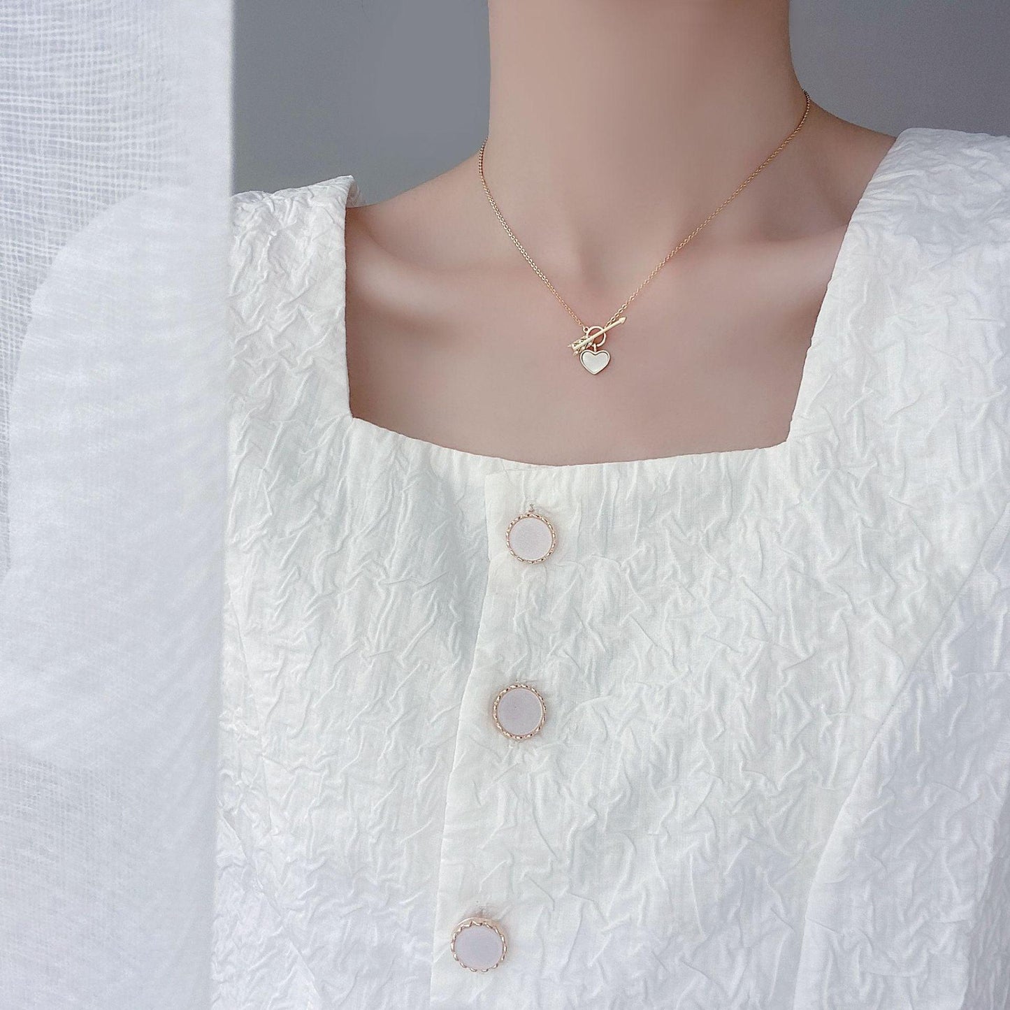 Heart & Arrow Necklace 016 - Abbott Atelier
