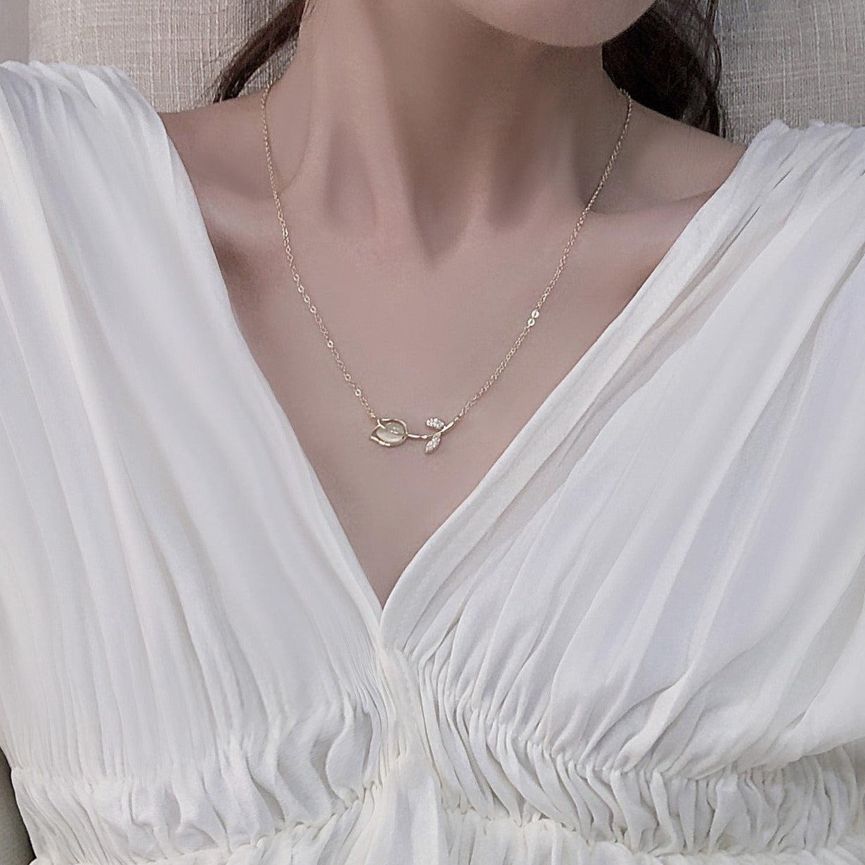 Tulip Necklace 025 - Abbott Atelier