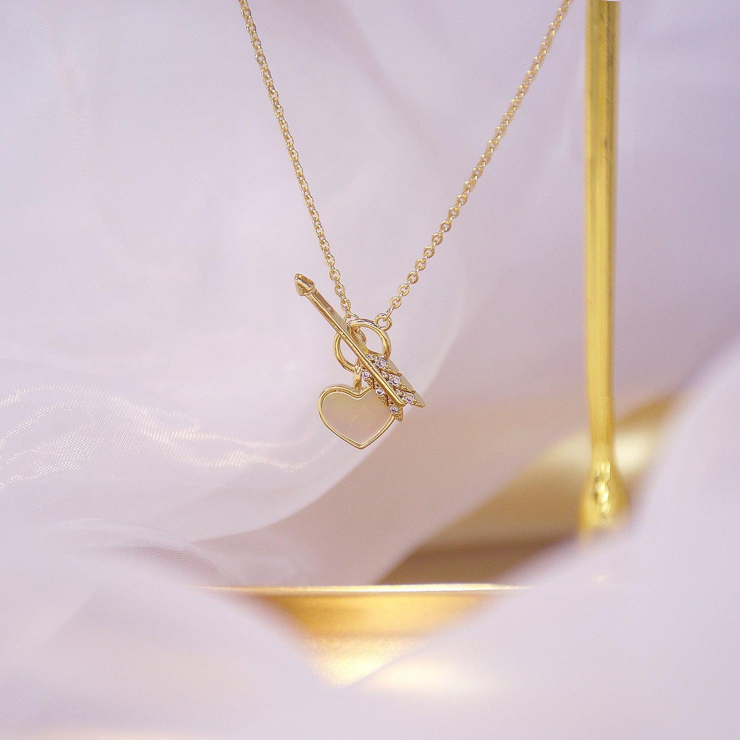 Heart & Arrow Necklace - Abbott Atelier