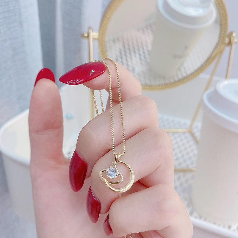 Moon & Star Necklace - Abbott Atelier