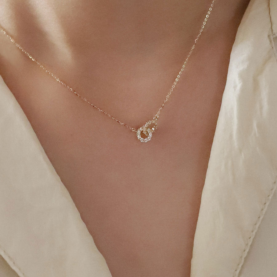 Love Link Necklace (Solid Silver)
