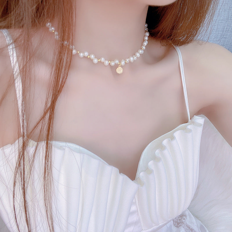 Vintage Pearl Choker - Valeria