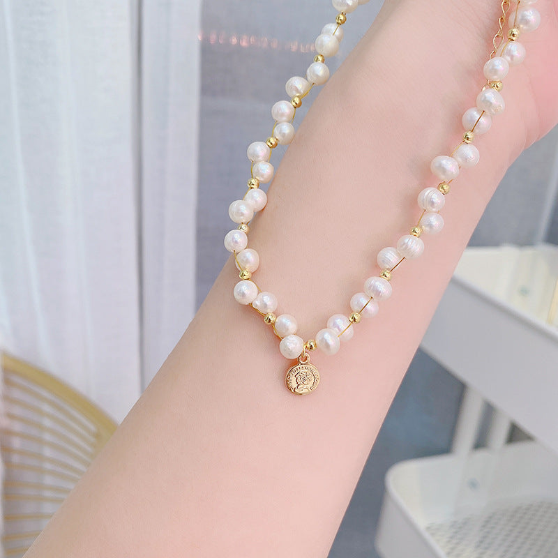 Vintage Pearl Choker - Valeria