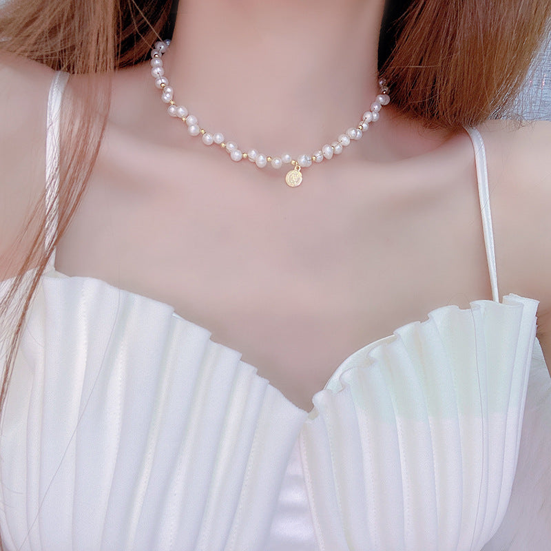 Vintage Pearl Choker - Valeria