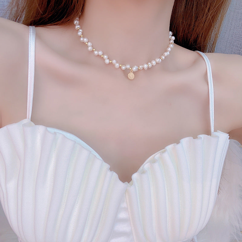 Vintage Pearl Choker - Valeria
