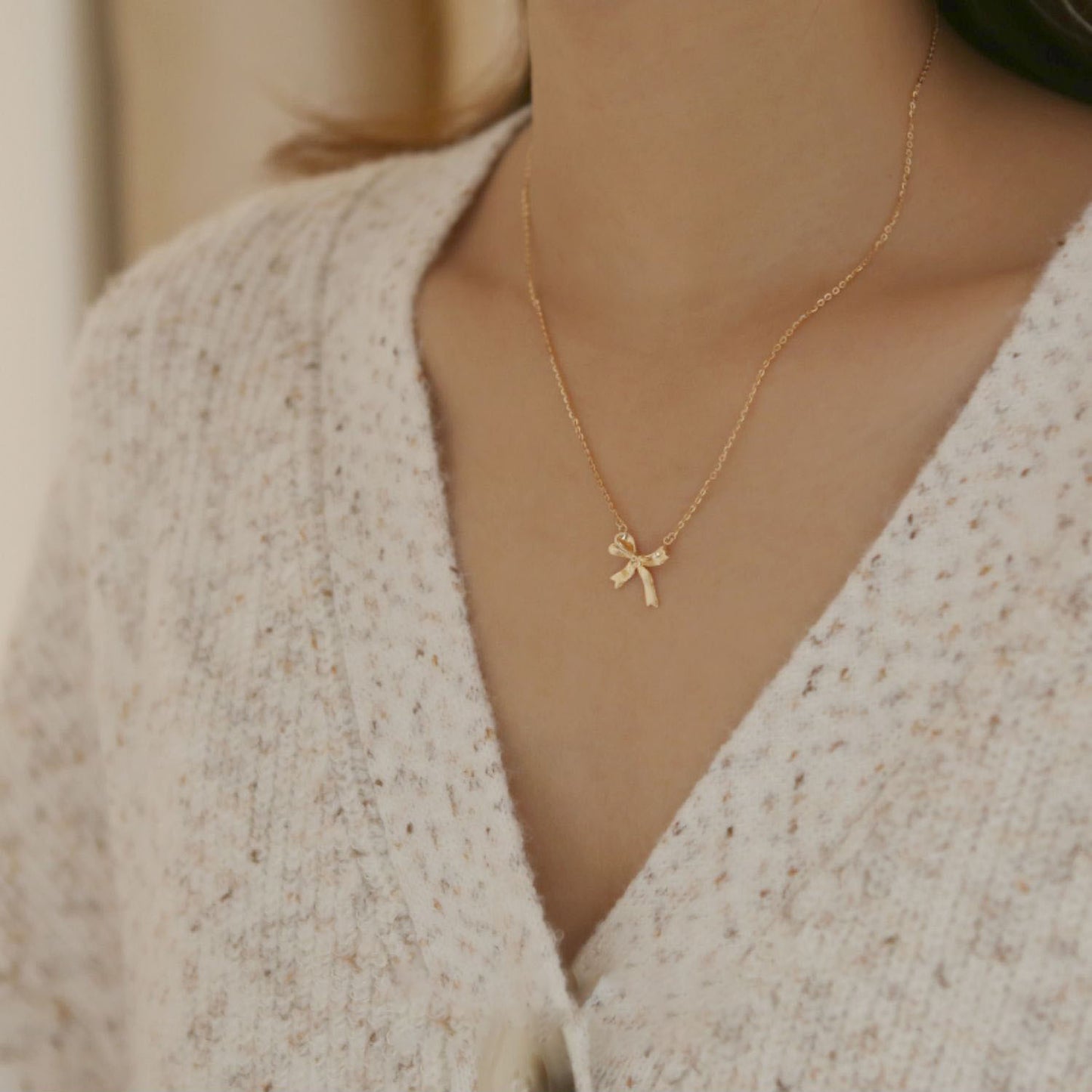 Loretta Bow Necklace