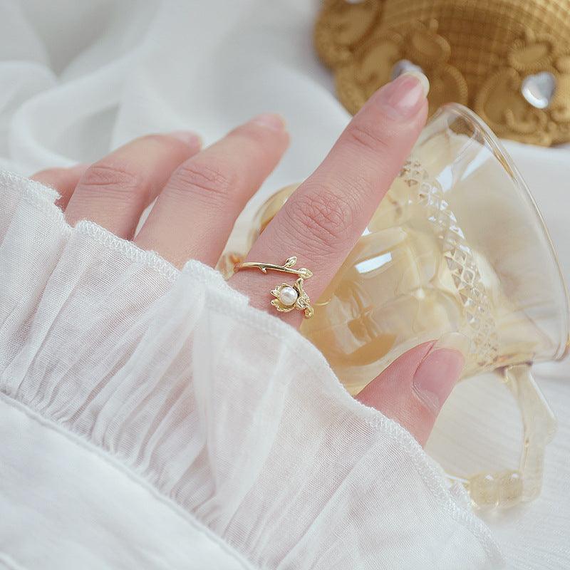 Gold Rose Ring - Abbott Atelier