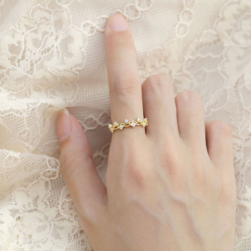 Baroque Ring - Adele (Solid Silver)